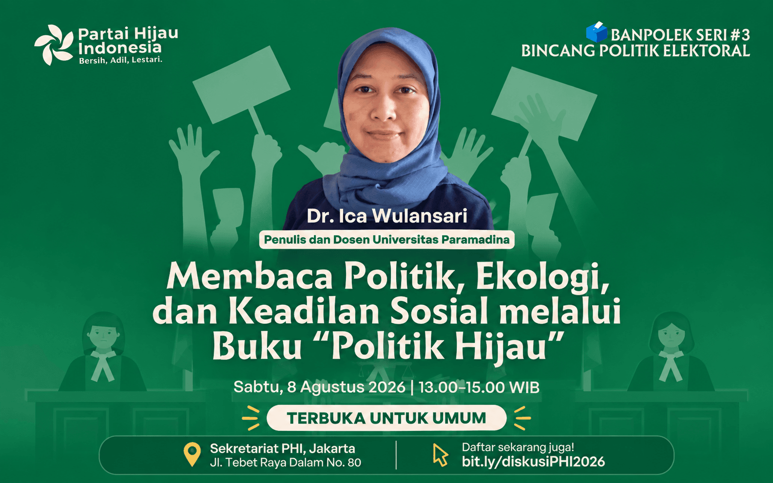 Gambar acara BINCANG POLITIK ELEKTORAL (BANPOLEK) SERI #3