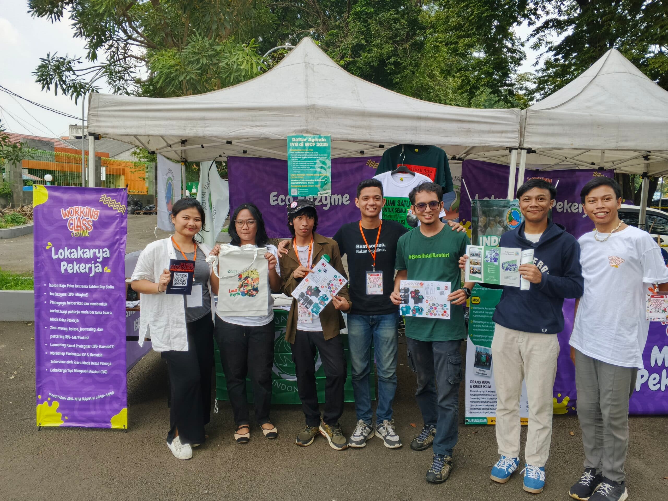 Hijau Muda Hadir di Festival Kelas Pekerja: Politik Hijau, Ekspresi Perlawanan, dan Ruang Kolaborasi