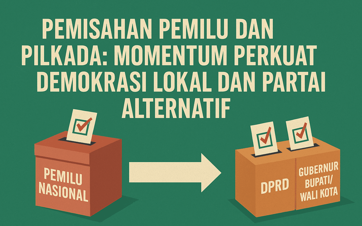 Pemisahan Pemilu dan Pilkada Dinilai Untungkan Partai Alternatif